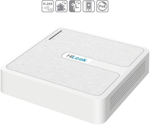 Rejestrator IP Hilook by Hikvision 8 kanałów 4MP NVR-8CH-H/8P biały Rejestrator IP Hilook by Hikvision 8 kanałów 4MP NVR-8CH-H/8P biały