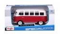 Model metalowy Volkswagen Samba biało-czerwiny Model metalowy Volkswagen Samba biało-czerwiny
