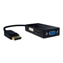 Kabel adapter display port do DVI/HDMI/VGA, 4K Kabel adapter display port do DVI/HDMI/VGA, 4K
