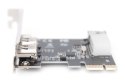 Karta (Kontroler) Firewire (400) PCI Exp., 2xZew. 1xZew.(Mini) IEEE1394a 6pin+Mini,Low Profile,VT6308P Karta (Kontroler) Firewire (400) PCI Exp., 2xZew. 1xZew.(Mini) IEEE1394a 6pin+Mini,Low Profile,VT6308P