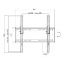 Uchwyt ścienny 32-55 LCD/LED VESA, max. 35kg Uchwyt ścienny 32-55 LCD/LED VESA, max. 35kg