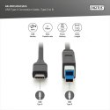 Kabel połączeniowy USB 3.0 SuperSpeed 5Gbps Typ USB C/B M/M Power Delivery czarny 1.8m Kabel połączeniowy USB 3.0 SuperSpeed 5Gbps Typ USB C/B M/M Power Delivery czarny 1.8m