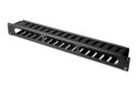 Organizator kablowy 19 cali 1U dukt W/40xG/70 czarny (RAL 9005) Organizator kablowy 19 cali 1U dukt W/40xG/70 czarny (RAL 9005)