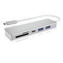 HUB USB 3.0 typu C z 3 portami USB i czytnikiem kart pamięci IB-HUB1413-CR HUB USB 3.0 typu C z 3 portami USB i czytnikiem kart pamięci IB-HUB1413-CR