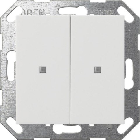 GIRA czujnik przyciskowy 2x KNX ONE System 55 biały 517303 GIRA czujnik przyciskowy 2x KNX ONE System 55 biały 517303