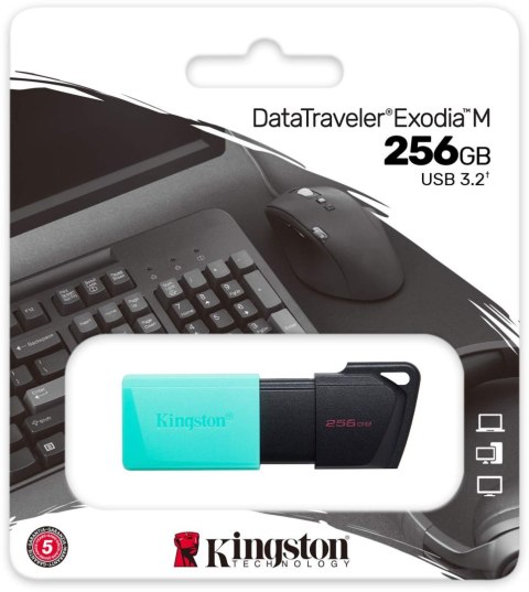 Pendrive Kingston Data Traveler Exodia M 256GB USB3.2 Gen1 Pendrive Kingston Data Traveler Exodia M 256GB USB3.2 Gen1