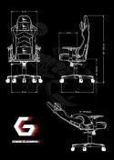 Krzesło gamingowe Scorpion czarno-czerwone Krzesło gamingowe Scorpion czarno-czerwone