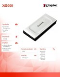 Dysk SSD XS2000 500GB USB3.2 Gen2.2 Zewnętrzny Dysk SSD XS2000 500GB USB3.2 Gen2.2 Zewnętrzny