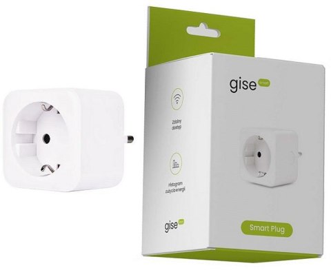 GISE Smart Inteligentne gniazdko WiFi | Tuya | SP-01 GISE Smart Inteligentne gniazdko WiFi | Tuya | SP-01