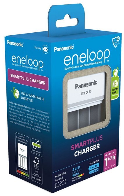 Ładowarka do akumulatorków Ni-MH Panasonic Eneloop BQ-CC55 EKO Ładowarka do akumulatorków Ni-MH Panasonic Eneloop BQ-CC55 EKO