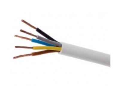 Przewód elektryczny giętki linka OWY 5x2,5mm2 300/500V ELEKTROKABEL 1m Przewód elektryczny giętki linka OWY 5x2,5mm2 300/500V ELEKTROKABEL 1m
