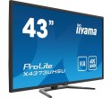 Monitor wielkoformatowy 43 cale X4373UHSU-B1 4K, VA, 2xHDMI, DP, mDP, 3ms, 2x7W, USBx4 Monitor wielkoformatowy 43 cale X4373UHSU-B1 4K, VA, 2xHDMI, DP, mDP, 3ms, 2x7W, USBx4