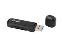 Czytnik kart pamięci Scarab 2 SD/Micro SD, USB 3.0 Czarny Czytnik kart pamięci Scarab 2 SD/Micro SD, USB 3.0 Czarny