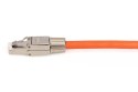 Wtyk modularny RJ45 kat.6A, PoE++, 10GbE, STP, ekranowany, beznarzędziowy, zakręcany, metalowy, AWG 26-22, dł.50mm Wtyk modularny RJ45 kat.6A, PoE++, 10GbE, STP, ekranowany, beznarzędziowy, zakręcany, metalowy, AWG 26-22, dł.50mm
