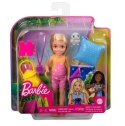 Zestaw Barbie Kemping Chelsea Lalka + śpiwór Zestaw Barbie Kemping Chelsea Lalka + śpiwór