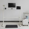 Biurko Ergo Office ER-401W Ręczna regulacja wysokości Białe Biurko Ergo Office ER-401W Ręczna regulacja wysokości Białe