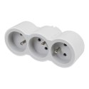 Rozgałęźnik 3x2P+Z B/S 049433 Rozgałęźnik 3x2P+Z B/S 049433