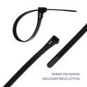 Opaski zaciskowe wielorazowe/trytytki | 7.2*400mm | Nylon UV | Czarne Opaski zaciskowe wielorazowe/trytytki | 7.2*400mm | Nylon UV | Czarne