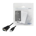 Adapter USB do portu szeregowego DB9, 1.5m Adapter USB do portu szeregowego DB9, 1.5m