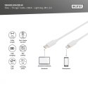 Kabel do transmisji danych/ładowania USB C/Lightning MFI 2m Biały Kabel do transmisji danych/ładowania USB C/Lightning MFI 2m Biały