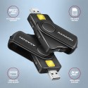 CRE-SMP2A Czytnik kart identyfikacyjnych & SD/microSD/SIM card PocketReader USB CRE-SMP2A Czytnik kart identyfikacyjnych & SD/microSD/SIM card PocketReader USB