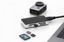 Czytnik kart 5-portowy USB 3.0 SuperSpeed, All-in-one, Czarno-srebrny Czytnik kart 5-portowy USB 3.0 SuperSpeed, All-in-one, Czarno-srebrny