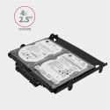 RHD-435 Ramka metalowa do montażu 4x 2.5" HDD (2x 2.5" HDD/SSD & 1x 3.5" HDD) w pozycji 5.25" Czarna RHD-435 Ramka metalowa do montażu 4x 2.5" HDD (2x 2.5" HDD/SSD & 1x 3.5" HDD) w pozycji 5.25" Czarna