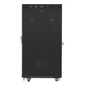 Szafa rack stojąca 19 cali 27U 800x1200 czarna drzwi szklane LCD FLAT PACK Szafa rack stojąca 19 cali 27U 800x1200 czarna drzwi szklane LCD FLAT PACK