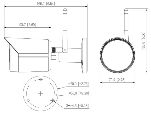 KAMERA IP DAHUA IPC-HFW1230DS-SAW-0280B KAMERA IP DAHUA IPC-HFW1230DS-SAW-0280B