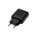 Ładowarka sieciowa 25W GaN USB-C PD 3.0 bez kabla, czarna Ładowarka sieciowa 25W GaN USB-C PD 3.0 bez kabla, czarna