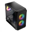 Obudowa Komputerowa Logic Portos ARGB Mini USB 3.0 Czarna Obudowa Komputerowa Logic Portos ARGB Mini USB 3.0 Czarna