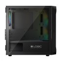 Obudowa Komputerowa Logic Portos ARGB Mini USB 3.0 Czarna Obudowa Komputerowa Logic Portos ARGB Mini USB 3.0 Czarna
