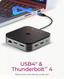 Stacja dokująca IB-DK408-C41 7w1,HDMI, DP,USB,LAN Stacja dokująca IB-DK408-C41 7w1,HDMI, DP,USB,LAN