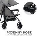 Wózek spacerowy TIK STONE GREY Wózek spacerowy TIK STONE GREY