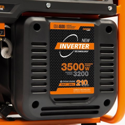 AGREGAT PRĄDOTWÓRCZY INWERTOROWY DAEWOO GDA 4600i 3.5kW AGREGAT PRĄDOTWÓRCZY INWERTOROWY DAEWOO GDA 4600i 3.5kW