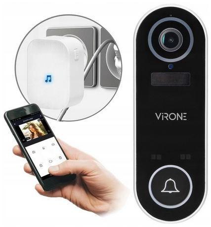 BEZPRZEWODOWY DZWONEK Z KAMERĄ WI-FI, TUYA VIRONE VDB-1 BEZPRZEWODOWY DZWONEK Z KAMERĄ WI-FI, TUYA VIRONE VDB-1