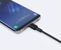 CB-CD30 kabel USB-C - USB-A 0,9m 60W PD 3A 20V nylonowy oplot czarny CB-CD30 kabel USB-C - USB-A 0,9m 60W PD 3A 20V nylonowy oplot czarny