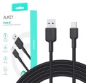 CB-NAC2 kabel USB-C - USB-A 1.8m 60W PD 3A 20V nylonowy oplot czarny CB-NAC2 kabel USB-C - USB-A 1.8m 60W PD 3A 20V nylonowy oplot czarny
