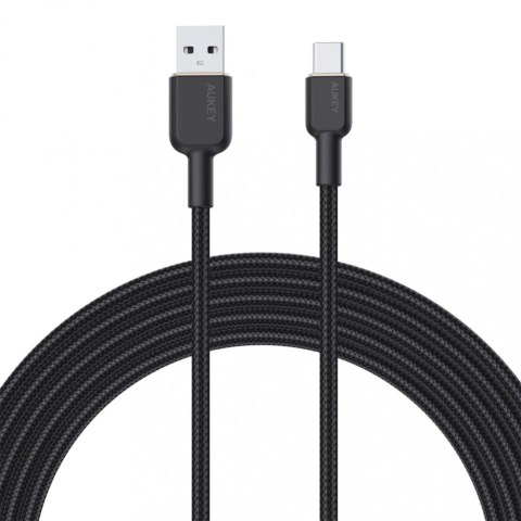 CB-NAC2 kabel USB-C - USB-A 1.8m 60W PD 3A 20V nylonowy oplot czarny CB-NAC2 kabel USB-C - USB-A 1.8m 60W PD 3A 20V nylonowy oplot czarny
