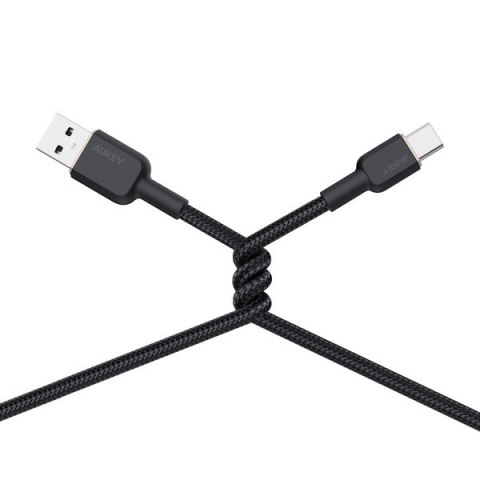 CB-NAC2 kabel USB-C - USB-A 1.8m 60W PD 3A 20V nylonowy oplot czarny CB-NAC2 kabel USB-C - USB-A 1.8m 60W PD 3A 20V nylonowy oplot czarny