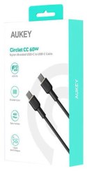 CB-NCC1 kabel USB-C - USB-C 1m 60W PD 3A 20V nylonowy oplot czarny CB-NCC1 kabel USB-C - USB-C 1m 60W PD 3A 20V nylonowy oplot czarny