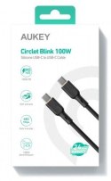 CB-SCC101 kabel USB-C - USB-C 1m 100W PD 5A 20V silikonowy czarny CB-SCC101 kabel USB-C - USB-C 1m 100W PD 5A 20V silikonowy czarny