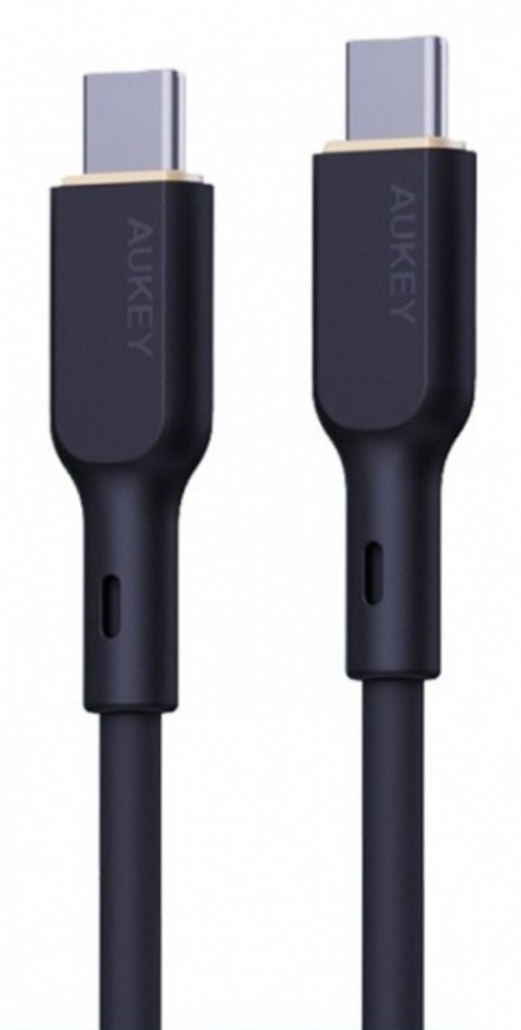 CB-SCC101 kabel USB-C - USB-C 1m 100W PD 5A 20V silikonowy czarny CB-SCC101 kabel USB-C - USB-C 1m 100W PD 5A 20V silikonowy czarny