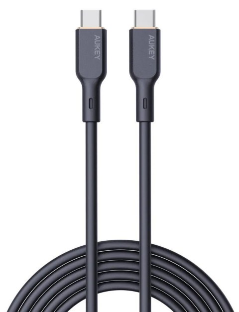 CB-SCC101 kabel USB-C - USB-C 1m 100W PD 5A 20V silikonowy czarny CB-SCC101 kabel USB-C - USB-C 1m 100W PD 5A 20V silikonowy czarny