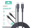 CB-SCC102 kabel USB-C - USB-C 1.8m 100W PD 5A 20V silikonowy czarny CB-SCC102 kabel USB-C - USB-C 1.8m 100W PD 5A 20V silikonowy czarny