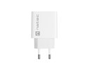 Ładowarka sieciowa Ribera 1x USB-A + 1x USB-C 20W Biała Ładowarka sieciowa Ribera 1x USB-A + 1x USB-C 20W Biała