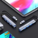 HUB adapter USB-C 3.1 4w1 | USB 3.0 | 3x USB 2.0 HUB adapter USB-C 3.1 4w1 | USB 3.0 | 3x USB 2.0