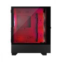 Obudowa komputerowa Siroco ARGB Flow Midi USB 3.0x2+Type-C Czarna Obudowa komputerowa Siroco ARGB Flow Midi USB 3.0x2+Type-C Czarna