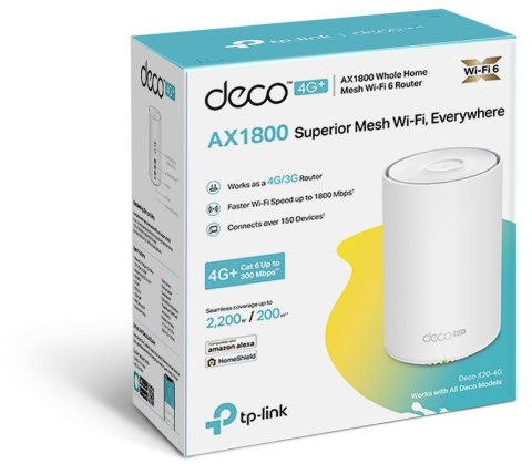 DOMOWY SYSTEM WI-FI MESH TP-LINK Deco X20-4G DOMOWY SYSTEM WI-FI MESH TP-LINK Deco X20-4G