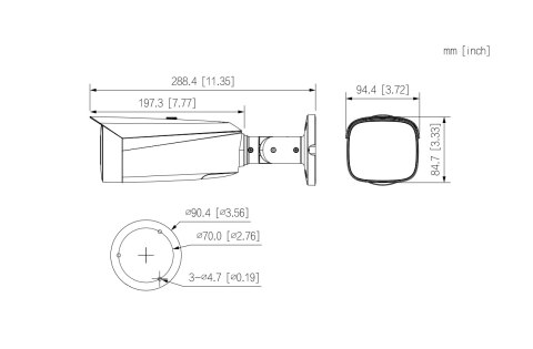 KAMERA IP DAHUA IPC-HFW5449T1-ZE-LED-2712 KAMERA IP DAHUA IPC-HFW5449T1-ZE-LED-2712